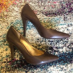 BCBGeneration Brown Cielo Leather Pumps